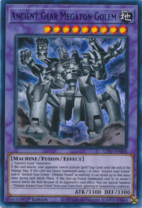 Ancient Gear Megaton Golem (Purple) [LDS1-EN088] Ultra Rare - for just $0.40! 