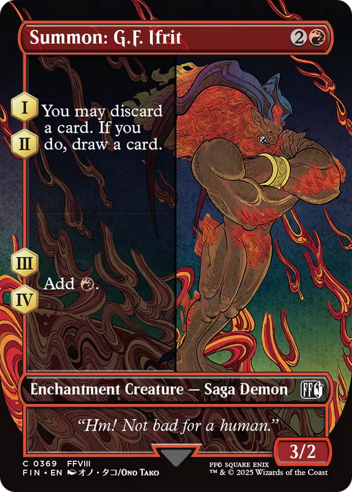Summon: G.F. Ifrit (FIN-369) - FINAL FANTASY: (enchantment) (Borderless) - for just $0.06! 