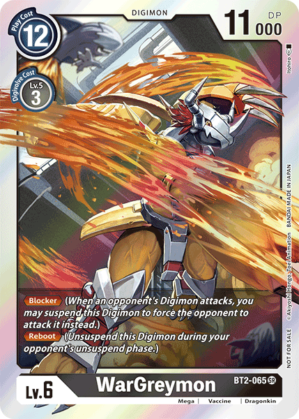 WarGreymon [BT2-065] (Alternative Art - Box Topper) [Classic Collection] - Just $0.09! Shop now at Retro Gaming of Denver