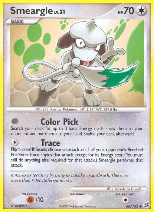 Smeargle (66/132) [Diamond & Pearl: Secret Wonders] - for just $0.35! 