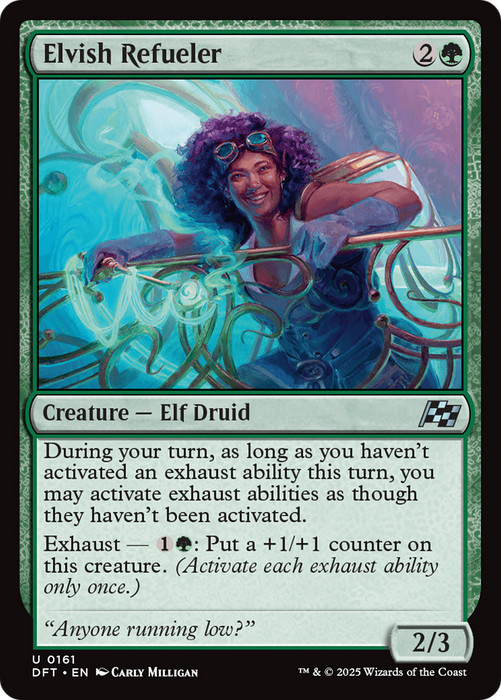 Elvish Refueler (DFT-161) - Aetherdrift - for just $0.03! 