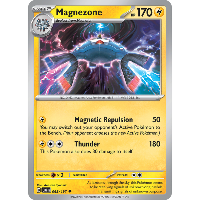 Magnezone (065/197) [Scarlet & Violet: Obsidian Flames] - Just $0.05! Shop now at Retro Gaming of Denver