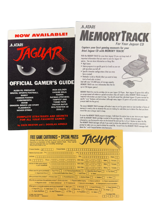 Memory Track – Atari Jaguar CD (JAGCD)