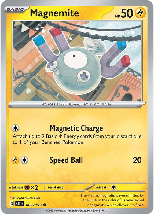 Magnemite (065/193) [Scarlet & Violet: Paldea Evolved] - Just $0.05! Shop now at Retro Gaming of Denver