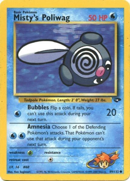 Misty's Poliwag (89/132) [Gym Challenge Unlimited] - for just $0.85! 