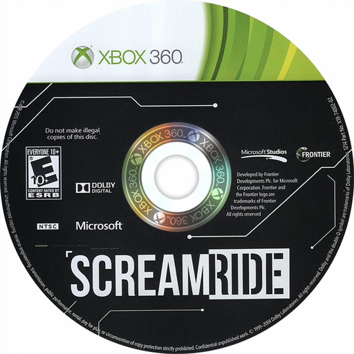 ScreamRide – Xbox 360 (X360) - for just $8.99! 