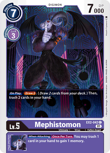 Mephistomon [EX2-042] [Digital Hazard] - Just $0.09! Shop now at Retro Gaming of Denver