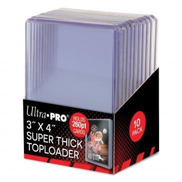 3" x 4" Clear Thick 260PT Toploaders (10ct) - for just $5! 