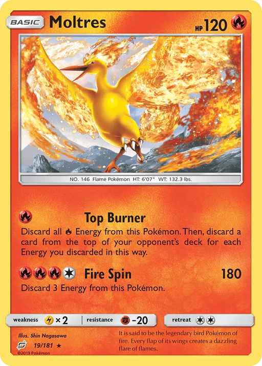 Moltres (19/181) [Sun & Moon: Team Up] - for just $1.20! 
