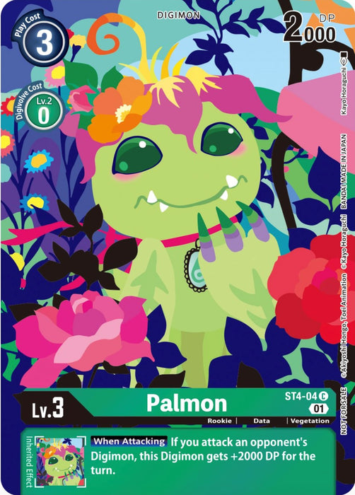 Palmon [ST4-04] (Tamer's Card Set 2 Floral Fun) [Starter Deck: Giga Green Promos] - Just $0.70! Shop now at Retro Gaming of Denver