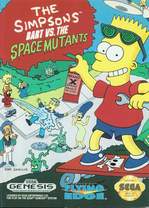 The Simpsons Bart vs the Space Mutants (Sega Genesis) - for just $0! 