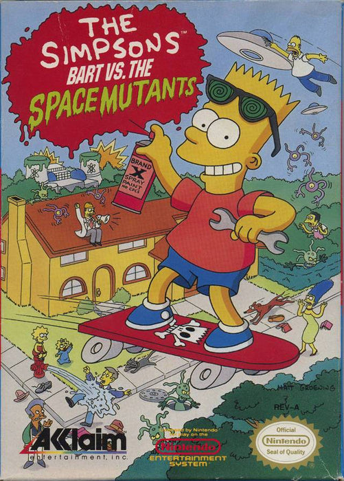 The Simpsons Bart vs the Space Mutants (Nintendo NES) - for just $0! 