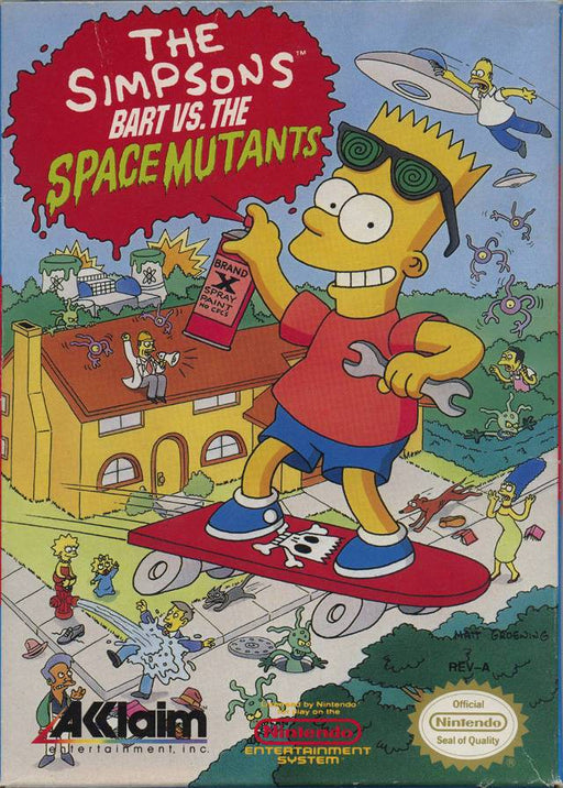 The Simpsons Bart vs the Space Mutants (Nintendo NES) - for just $0! 