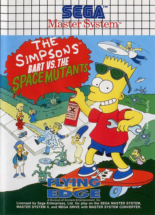 The Simpsons Bart vs the Space Mutants (Sega Master System) - for just $0! 