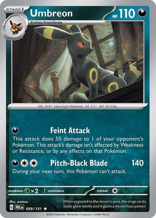 Umbreon (059/131) [Scarlet & Violet: Prismatic Evolutions] - for just $0.25! 