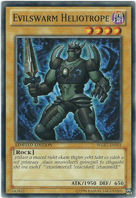 Evilswarm Heliotrope [WGRT-EN001] Common - for just $0.10! 