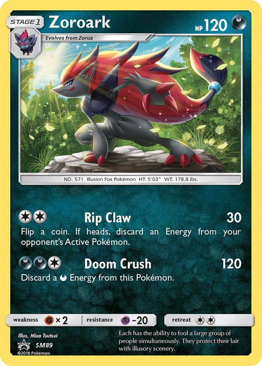 Zoroark (SM89) [Sun & Moon: Black Star Promos] - for just $0.45! 