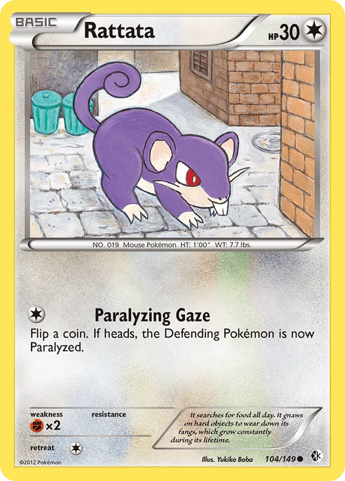 Rattata (104/149) [Black & White: Boundaries Crossed] - for just $0.20! 