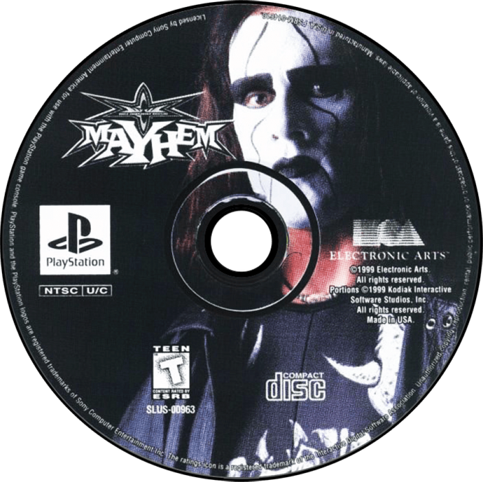 WCW Mayhem – PlayStation 1 (PS1) - for just $7.99! 