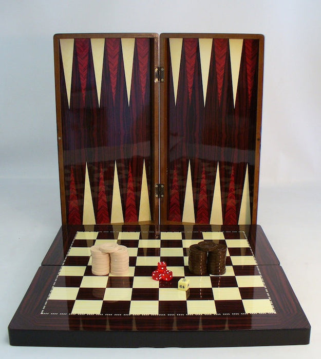 Backgammon - 19" Wood Grain Set - for just $49.99! 