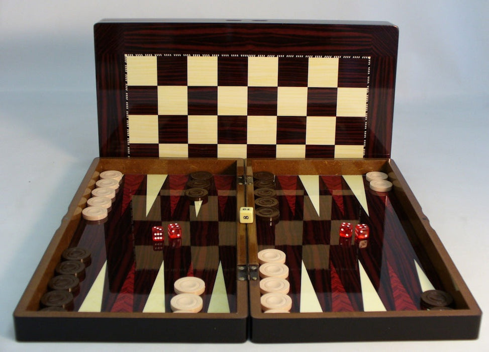 Backgammon - 19" Wood Grain Set - for just $49.99! 