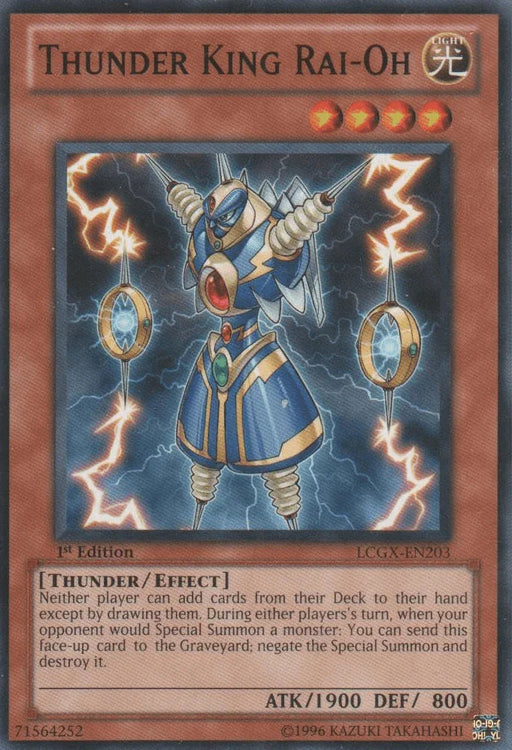Thunder King Rai-Oh [LCGX-EN203] Common - for just $2.95! 