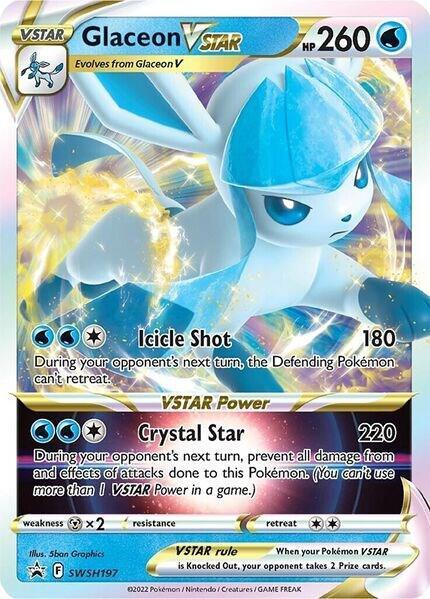 Glaceon VSTAR (SWSH197) [Sword & Shield: Black Star Promos] - for just $1.55! 
