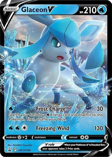 Glaceon V (SWSH196) [Sword & Shield: Black Star Promos] - for just $1.10! 