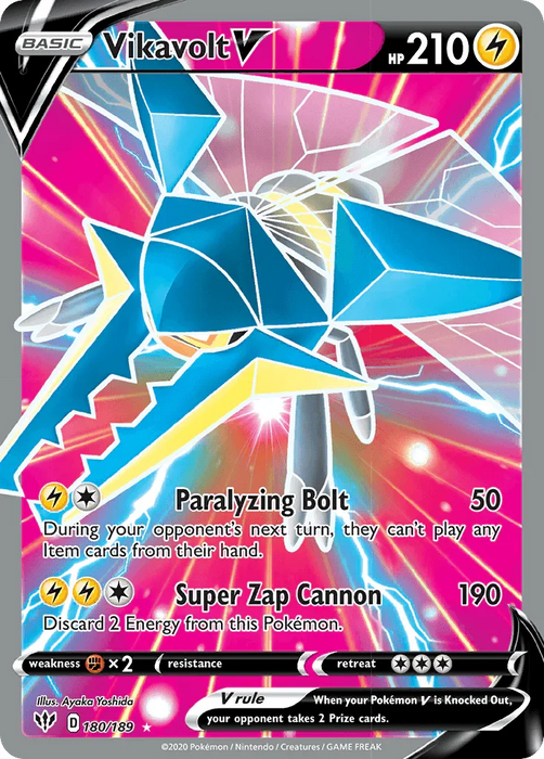 Vikavolt V (180/189) [Sword & Shield: Darkness Ablaze] - for just $0.75! 