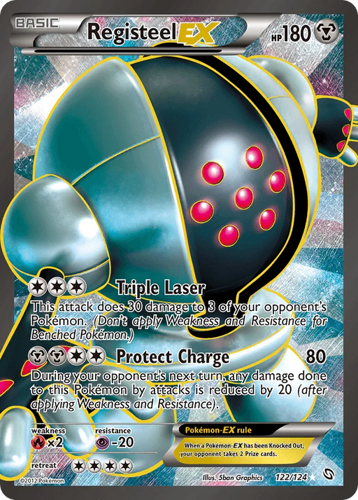 Registeel EX (122/124) [Black & White: Dragons Exalted] - for just $32.50! 