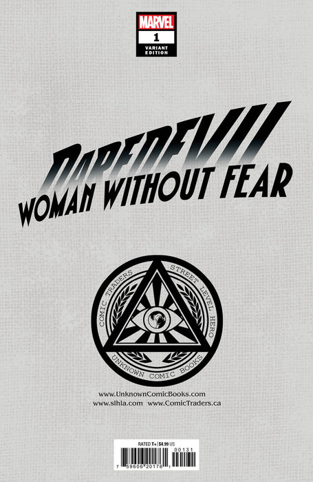 Daredevil: Woman Without Fear 1 Unknown Comics Marco Mastrazzo Exclusive Var (01/12/2022) - for just $10! 