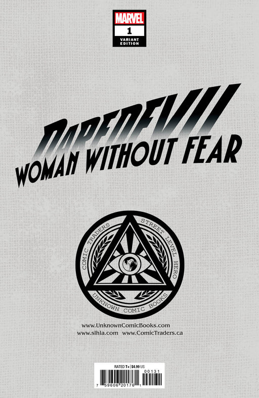 Daredevil: Woman Without Fear 1 Unknown Comics Marco Mastrazzo Exclusive Var (01/12/2022) - for just $10! 
