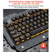 ErgonomicWired Gaming Keyboard with RGB Backlight Phone Holder - for just $65.50! 