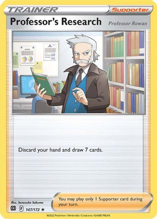 Professor's Research 147/172 - SWSH09 Brilliant Stars Reverse Holofoil - for just $0.10! 
