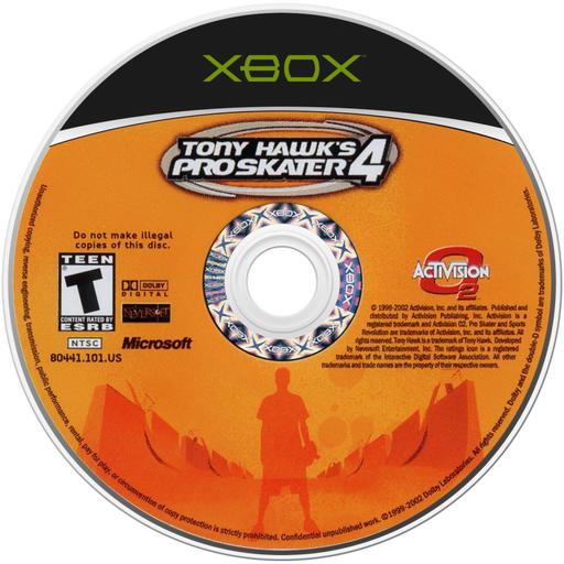 Tony Hawk's Pro Skater 4 – Xbox (XBOX) - for just $9.99! 