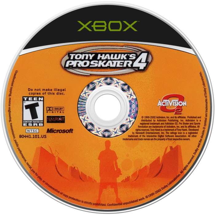 Tony Hawk's Pro Skater 4 – Xbox (XBOX) - for just $9.99! 