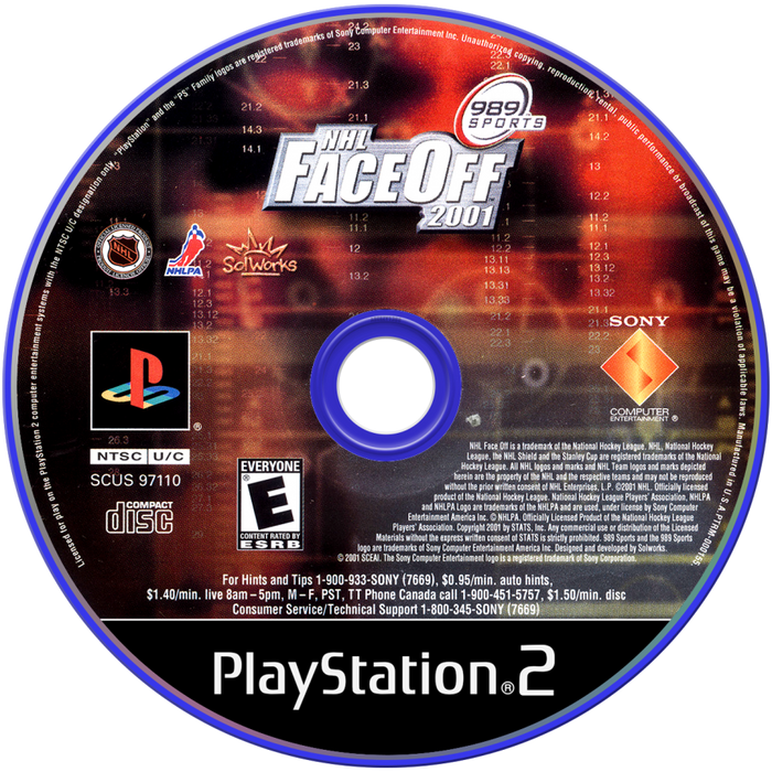 NHL FaceOff 2001 – PlayStation 2 (PS2) - for just $5.99! 