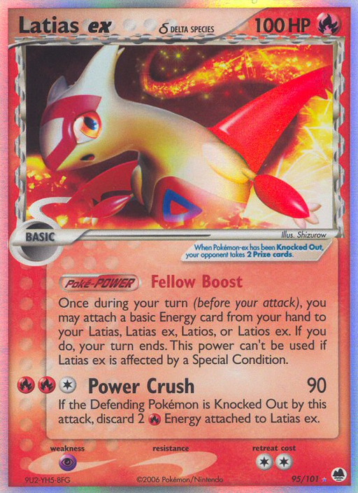 Latias ex (95/101) (Delta Species) [EX: Dragon Frontiers] - Just $23.90! Shop now at Retro Gaming of Denver