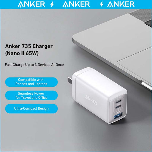 Anker <b>735</b> Charger (Nano II 65W) (2-Pack) - for just $79.98! 