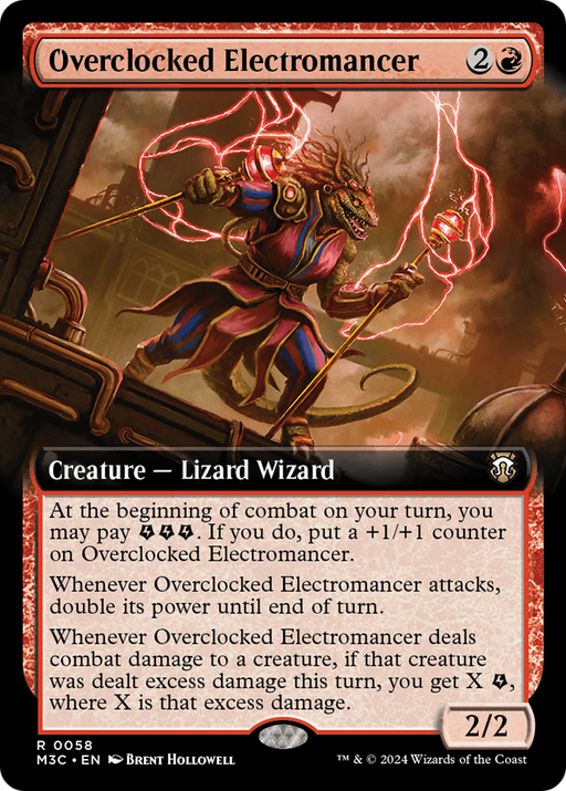 Overclocked Electromancer (M3C-058) - Modern Horizons 3 Commander: (Extended Art) - for just $0.07! 