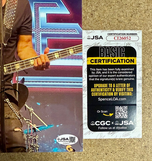 Musician Kip Winger Signed 8X10 Photo With JSA COA Alice Cooper The Mob - for just $75! 