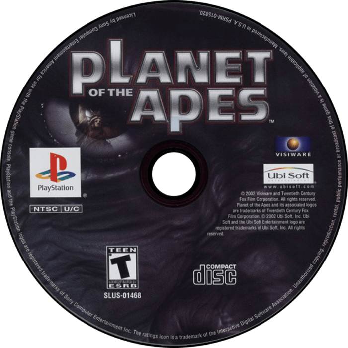 Planet of the Apes – PlayStation 1 (PS1) - for just $16.99! 