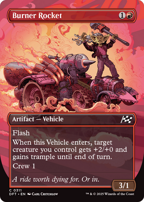 Burner Rocket (DFT-311) - Aetherdrift (Borderless) Foil - for just $0.05! 