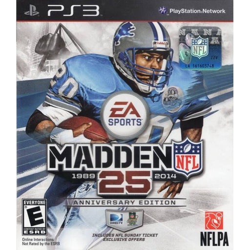 Madden NFL 25 Anniversary Edition (Playstation 3) - Just $0! Shop now at Retro Gaming of Denver