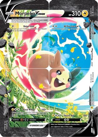 Morpeko V-Union [Set of 4] SWSH218 - SWSH Sword & Shield Promo Cards Holofoil - for just $2.17! 
