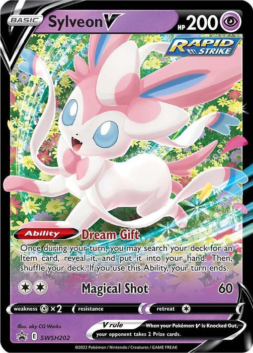 Sylveon V (SWSH202) [Sword & Shield: Black Star Promos] - for just $2.10! 