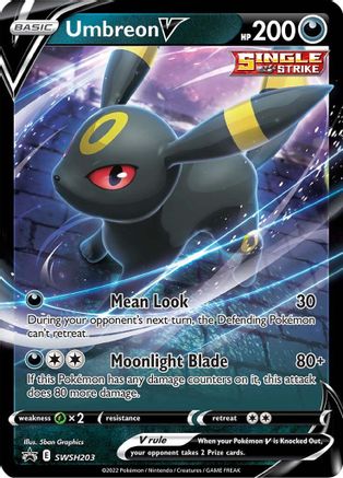Umbreon V SWSH203/307 - SWSH Sword & Shield Promo Cards Holofoil - for just $2! 
