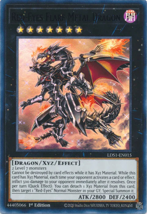 Red-Eyes Flare Metal Dragon (Purple) [LDS1-EN015] Ultra Rare - for just $0.35! 