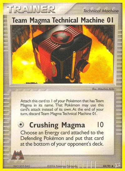 Team Magma Technical Machine 01 (84/95) [EX: Team Magma vs Team Aqua] - for just $0.95! 