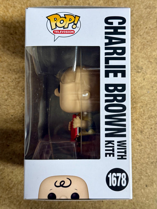 Funko Pop! Television Charlie Brown With Kite #1678 Peanuts 2024 - for just $13! 